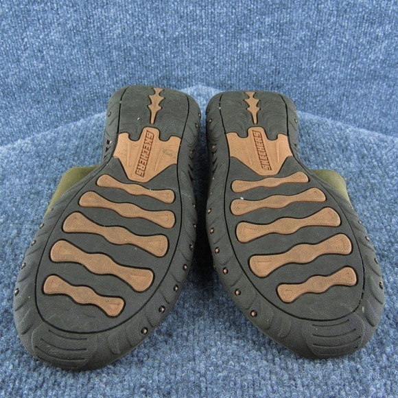 Skechers Outdoor Lifestyle Women‎ Slide Sandal Shoes Brown Leather Size 8 Medium - Picture 9 of 9